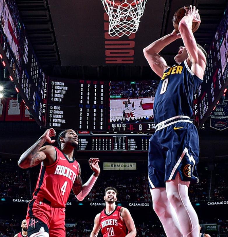 包含火箭大胜丹佛掘金，展现出强的词条