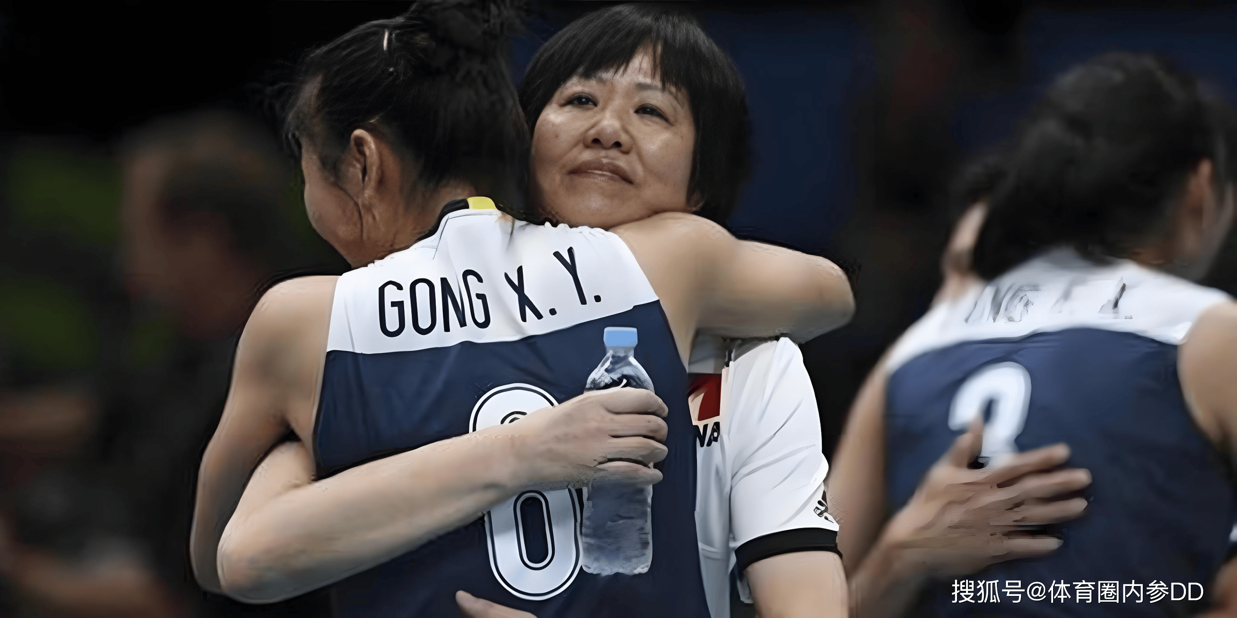 排球选手赛后落泪，背后故事感人